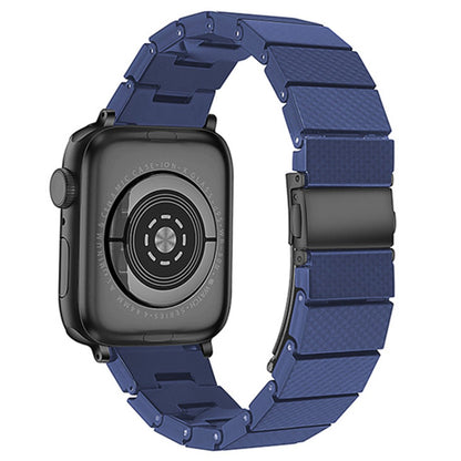 Mega Elegant Silikone Universal Rem passer til Apple Smartwatch - Blå#serie_12