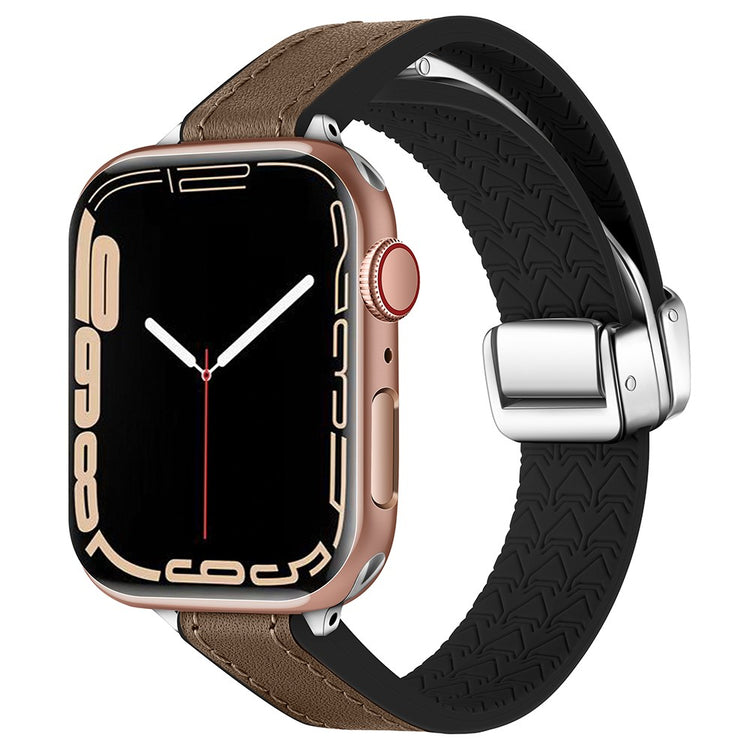 Super Godt Kunstlæder Universal Rem passer til Apple Smartwatch - Brun#serie_5