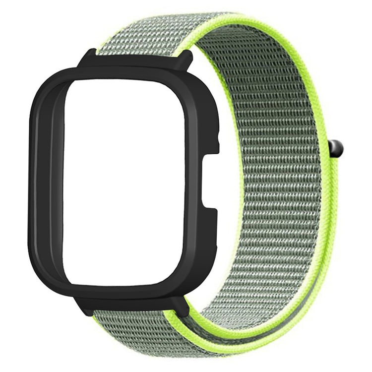 Meget Holdbart Nylon Rem passer til Xiaomi Redmi Watch 3 - Gul#serie_5