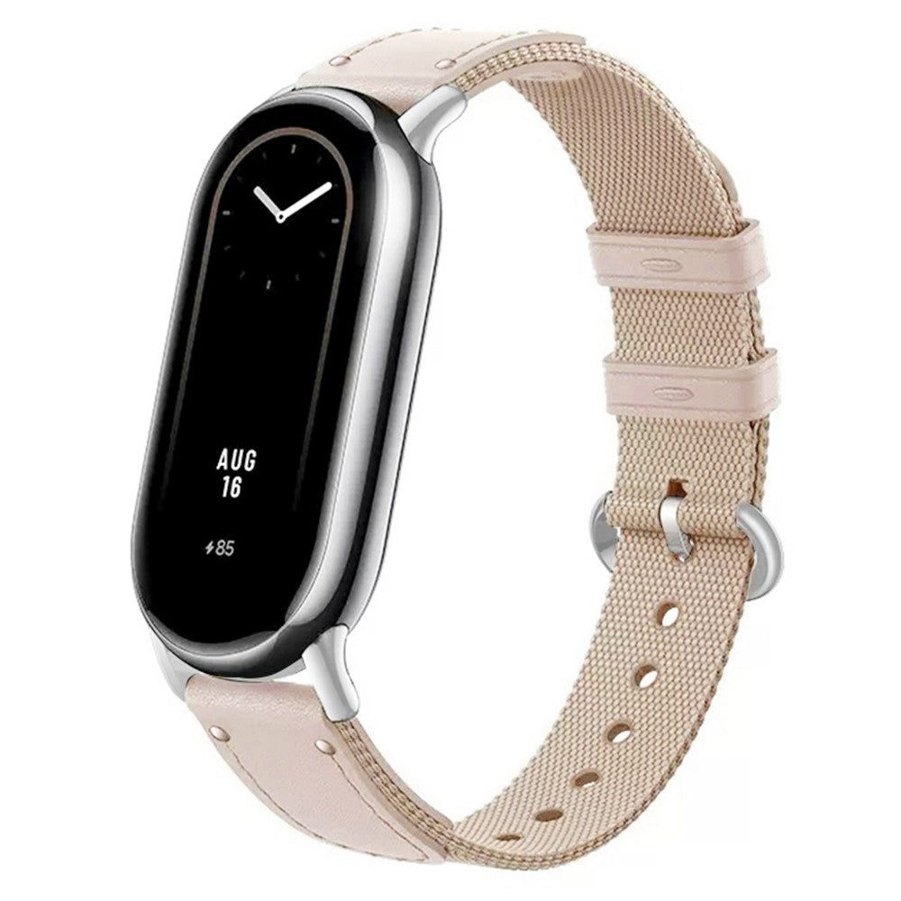 Super Nydelig Nylon Rem passer til Xiaomi Smart Band 8 - Brun#serie_5