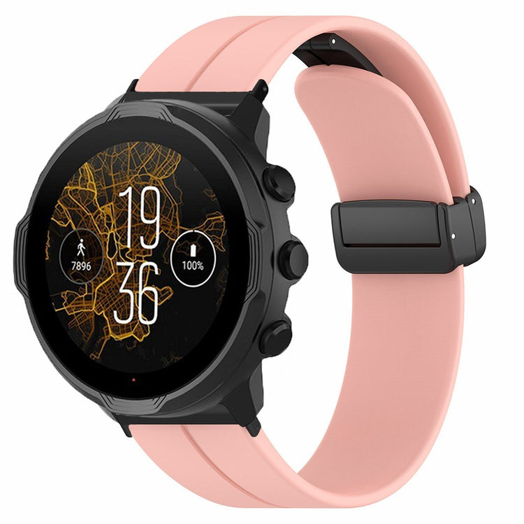 Kønt Silikone Universal Rem passer til Smartwatch - Pink#serie_3