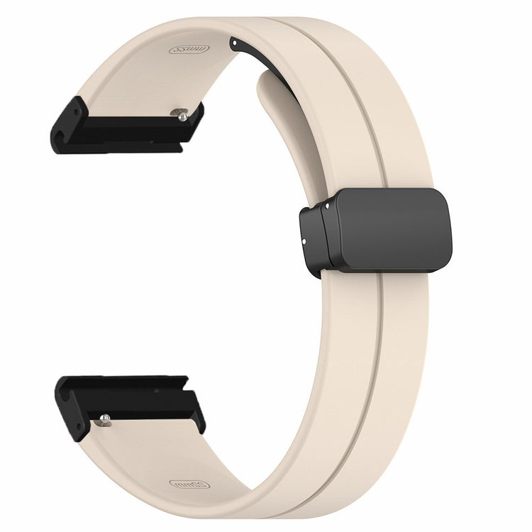 Mega Fint Silikone Universal Rem passer til Smartwatch - Hvid#serie_3