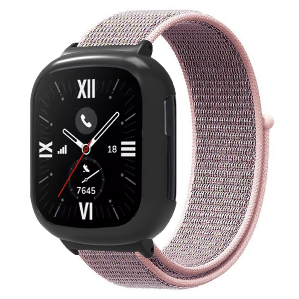 Rigtigt Skøn Nylon Rem passer til Honor Watch 4 - Pink#serie_2