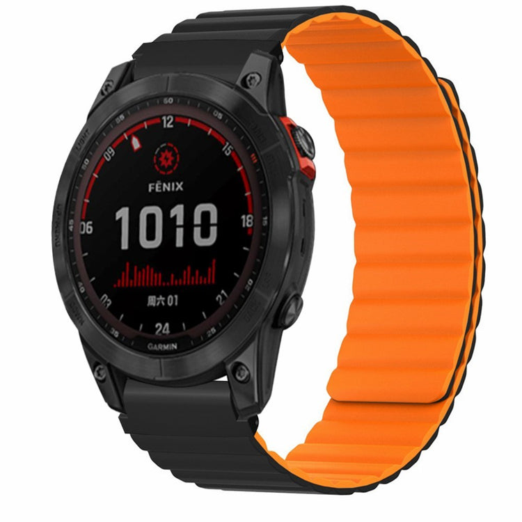 Rigtigt Fantastisk Silikone Universal Rem passer til Garmin Smartwatch - Orange#serie_7