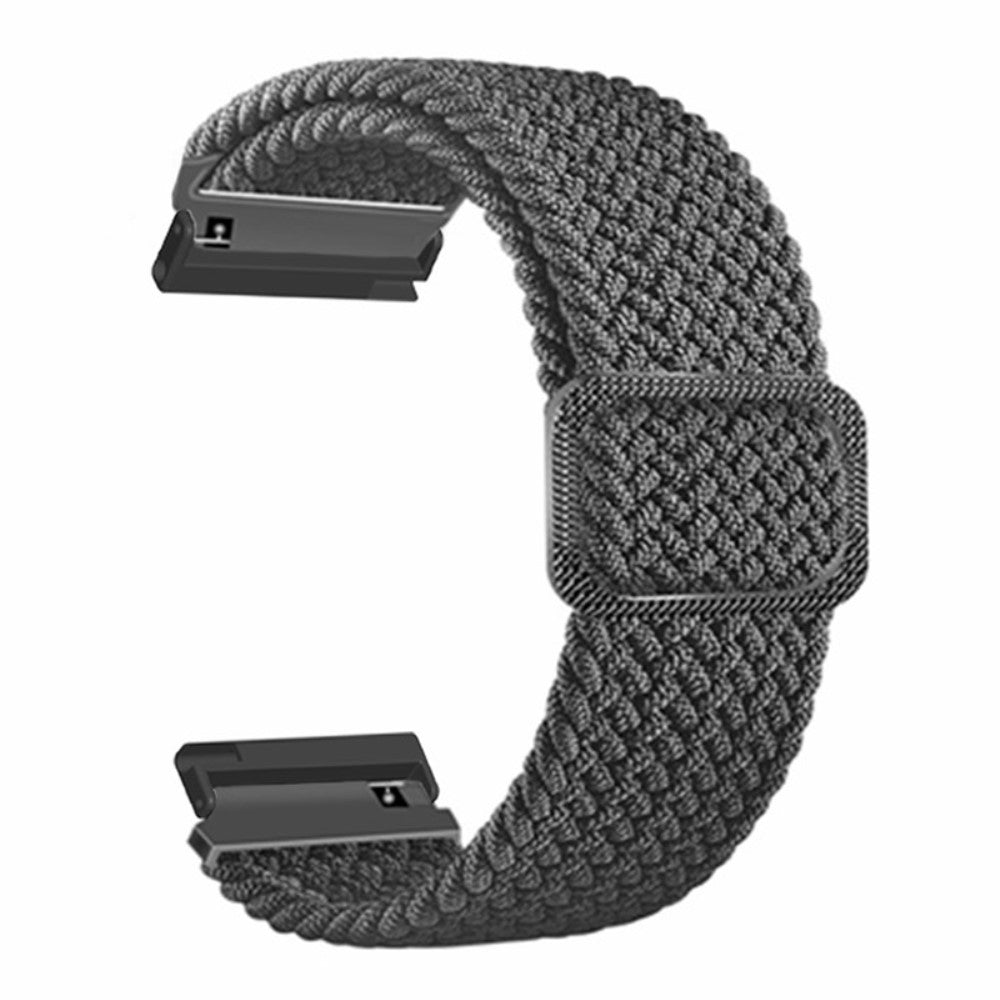 Vildt Holdbart Nylon Universal Rem passer til Smartwatch - Sølv#serie_9