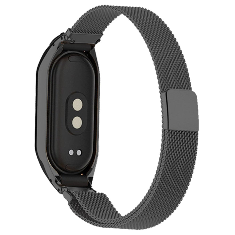 Godt Metal Rem passer til Xiaomi Smart Band 8 - Sort#serie_3