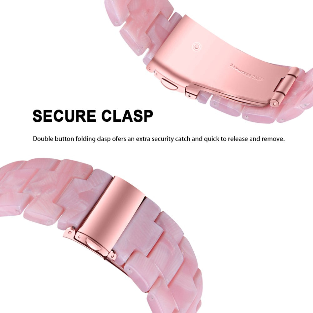 Stilren Silikone Universal Rem passer til Huawei Smartwatch - Pink#serie_23