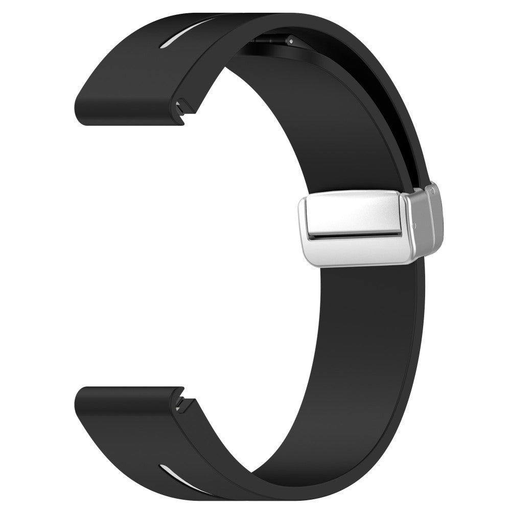 Super Fantastisk Silikone Universal Rem passer til Smartwatch - Sort#serie_4