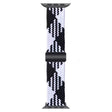 Apple Watch 41mm / 40mm / 38mm Magnetic Nylon Braided Wristband - Black+White