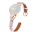 Google Pixel Watch Genuine Cow Leather Watch Strap Rhinestone Decor Watch Band