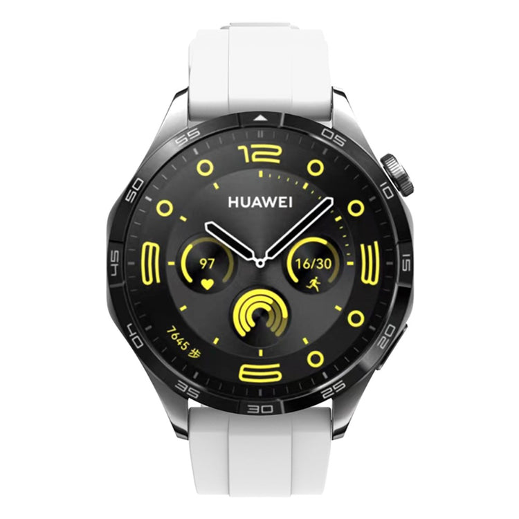 Super Smuk Silikone Rem passer til Huawei Watch GT 4 46mm - Hvid#serie_1