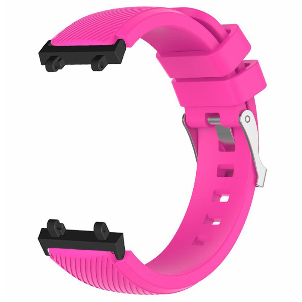 Vildt Holdbart Silikone Rem passer til Amazfit Active Edge - Pink#serie_7