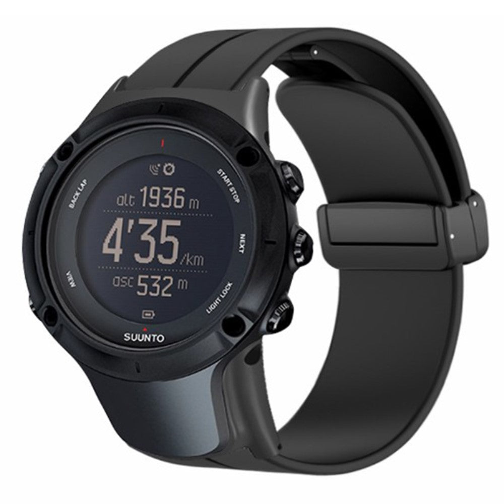 Rigtigt Flot Silikone Universal Rem passer til Suunto Smartwatch - Hvid#serie_5