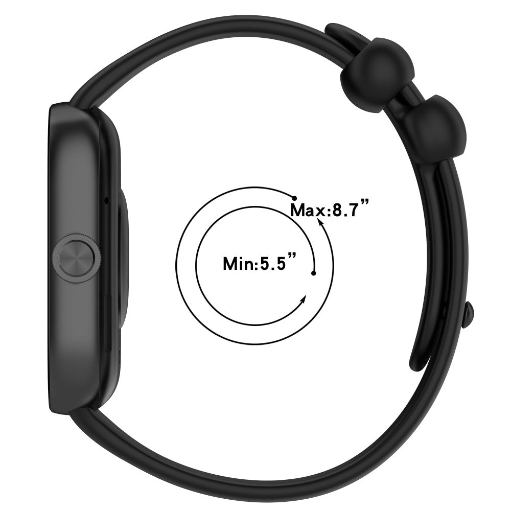 Silikone Universal Rem passer til Xiaomi Band 8 Pro / Xiaomi Redmi Watch 4 - Lilla#serie_12