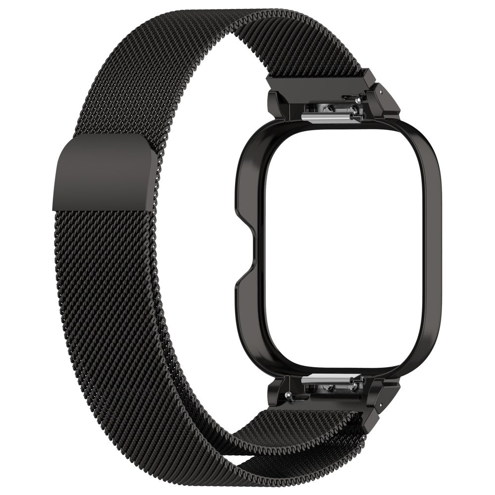 Helt Vildt Holdbart Metal Rem passer til Xiaomi Redmi Watch 4 - Sort#serie_019