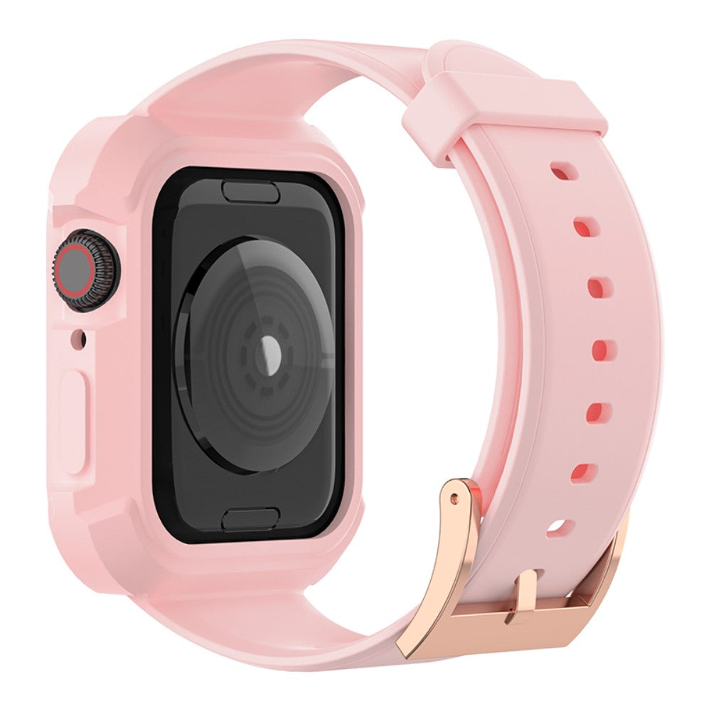 Mega Holdbart Silikone Universal Rem passer til Apple Smartwatch - Pink#serie_1