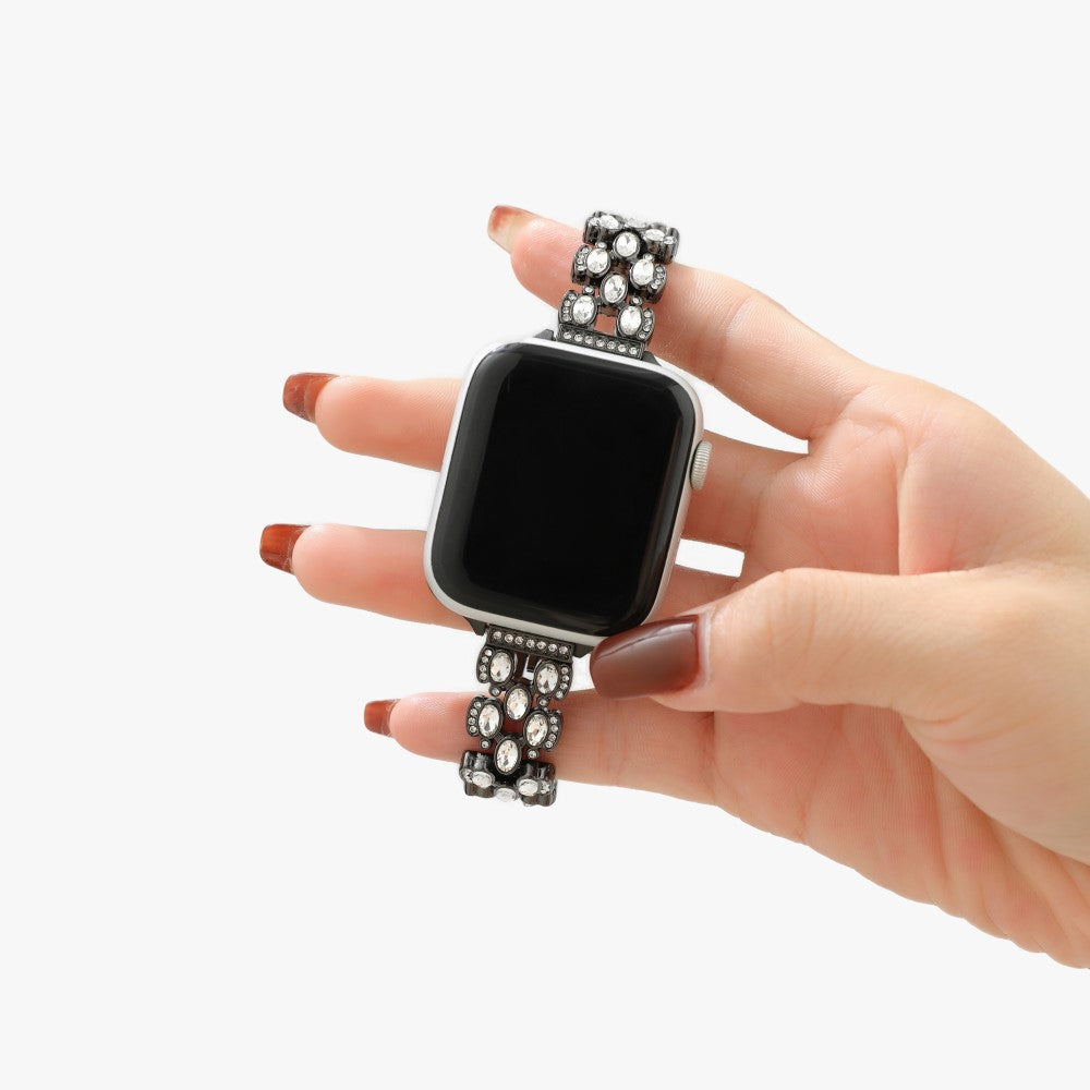 Cool Rhinsten Universal Rem passer til Apple Smartwatch - Sort#serie_1