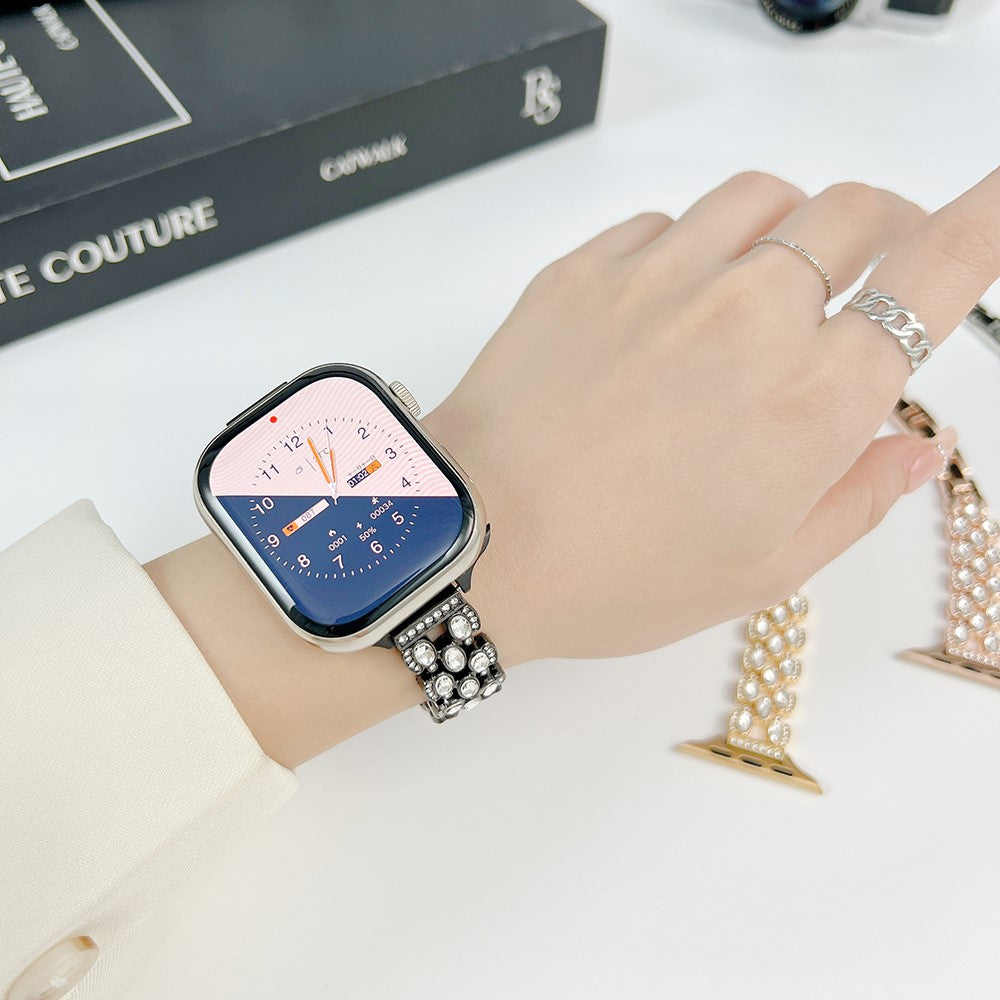 Cool Rhinsten Universal Rem passer til Apple Smartwatch - Pink#serie_3