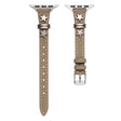 Apple Watch Series 41mm / 40mm / 38mm Retro Watch Band with Star Decor - Tan