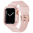 Apple Watch Series 41mm - 40mm - 38mm Universal Watch Band Scratch Resistant Strap with Case