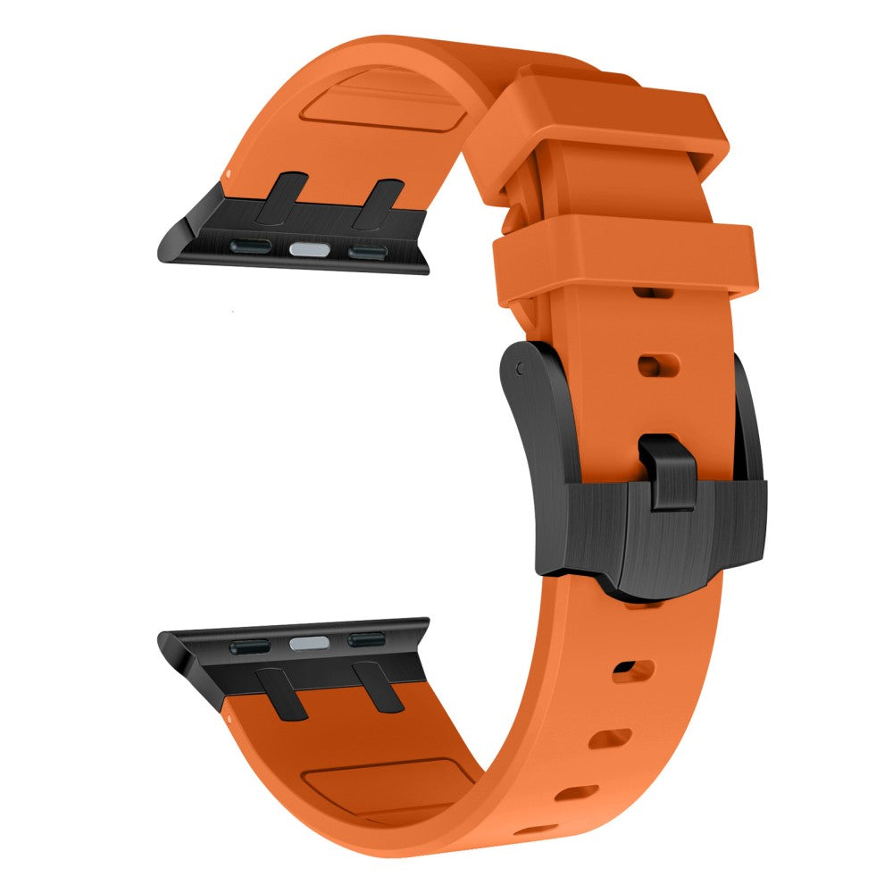 Mega Sejt Silikone Universal Rem passer til Apple Smartwatch - Orange#serie_2