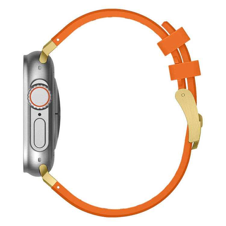 Mega Sejt Silikone Universal Rem passer til Apple Smartwatch - Orange#serie_7