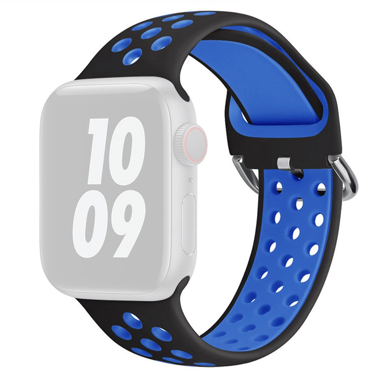 Vildt Slidstærk Silikone Universal Rem passer til Apple Smartwatch - Blå#serie_10