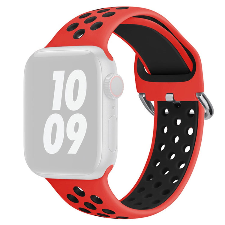 Vildt Slidstærk Silikone Universal Rem passer til Apple Smartwatch - Rød#serie_13