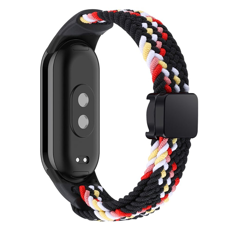 Vildt Godt Nylon Rem passer til Xiaomi Smart Band 8 - Flerfarvet#serie_13