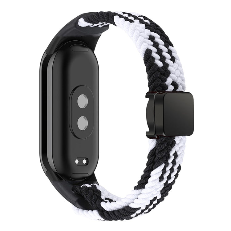 Vildt Godt Nylon Rem passer til Xiaomi Smart Band 8 - Hvid#serie_18