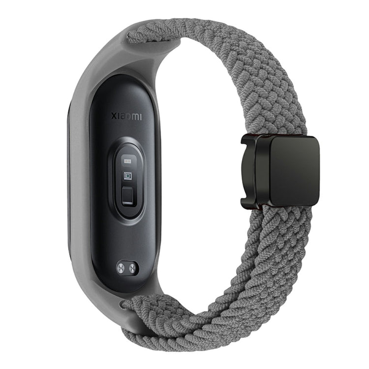 Super Sejt Nylon Universal Rem passer til Xiaomi Smartwatch - Sølv#serie_18