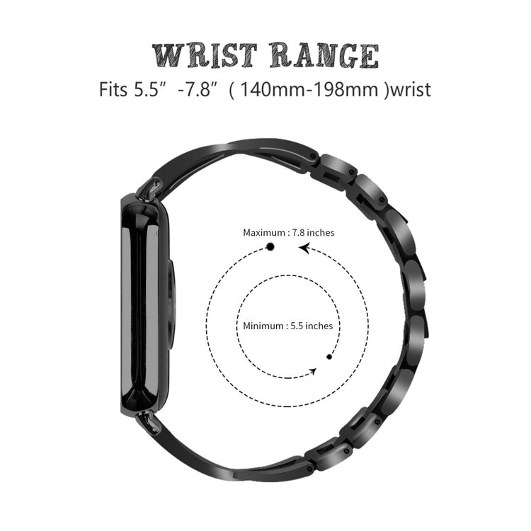 Mega Fantastisk Rhinsten Rem passer til Xiaomi Smart Band 8 Pro - Sort#serie_1