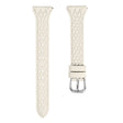 Watch Strap Huami Amazfit Cheetah Pro Rhombus Imprinted Genuine Cow Leather Band - Apricot
