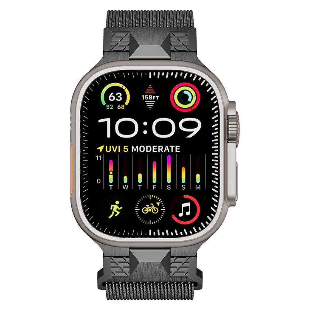 Helt Vildt Komfortabel Metal Universal Rem passer til Apple Smartwatch - Sølv#serie_2