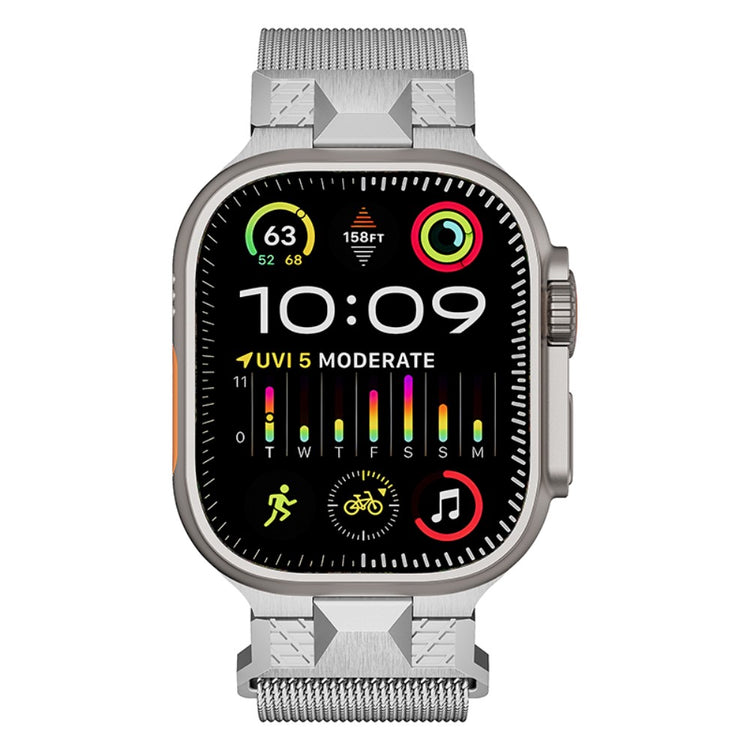 Helt Vildt Komfortabel Metal Universal Rem passer til Apple Smartwatch - Sølv#serie_5