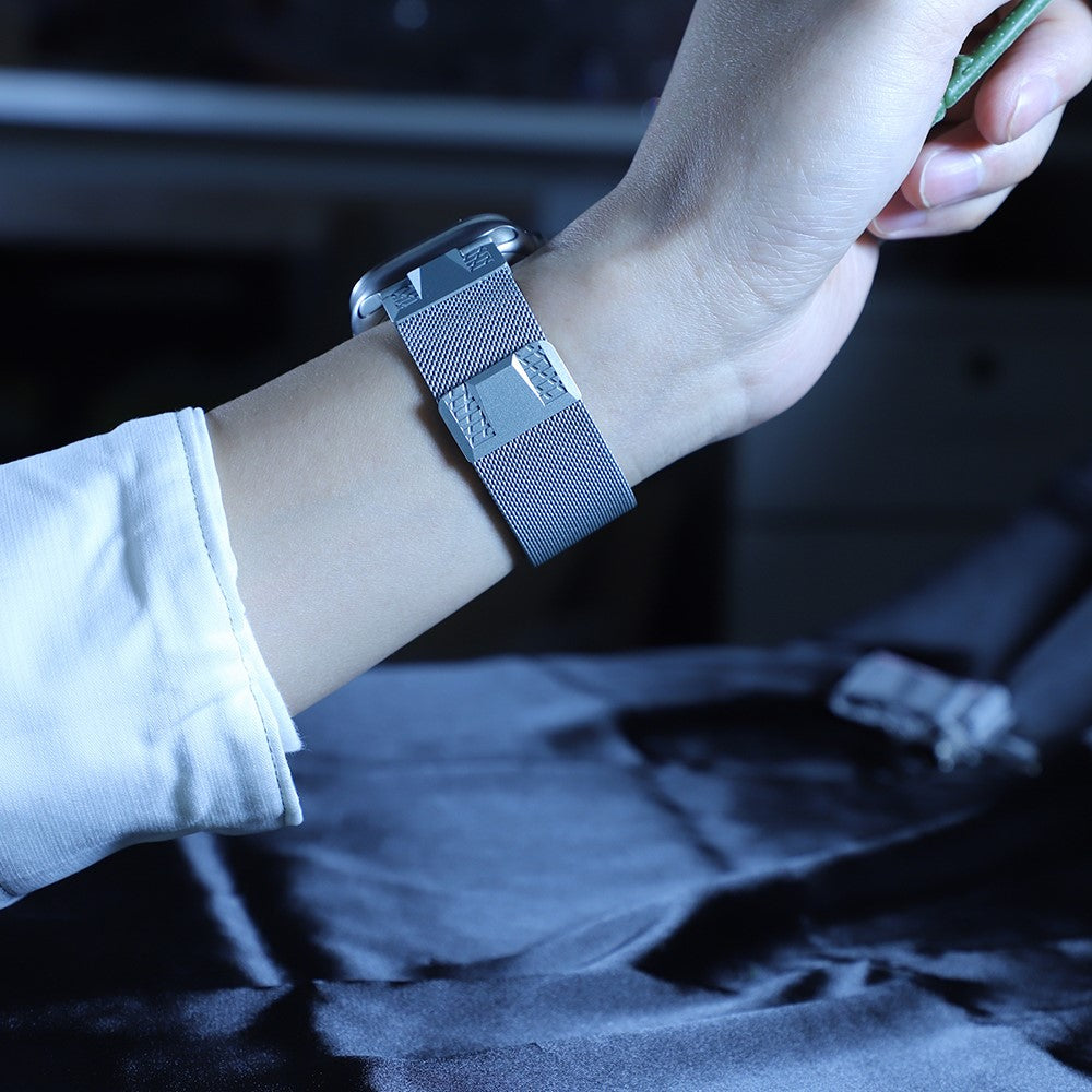 Helt Vildt Komfortabel Metal Universal Rem passer til Apple Smartwatch - Sølv#serie_5