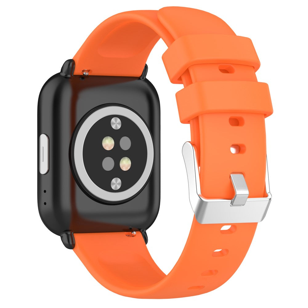 Rigtigt Holdbart Silikone Universal Rem passer til Smartwatch - Orange#serie_4