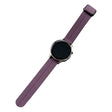 Samsung Gear S3 Classic / Garmin Vivoactive 4 Silicone Magnetic Strap 22mm Watch Band - Dark Purple