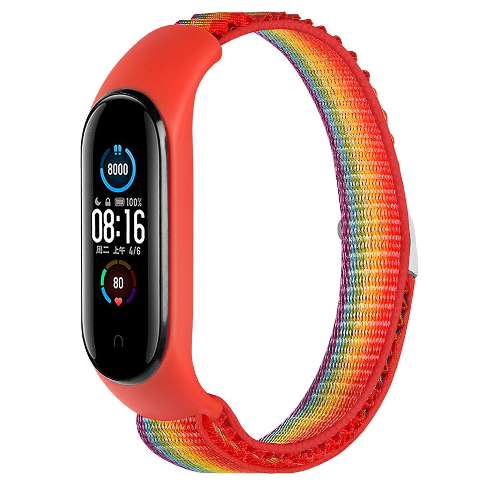 Super Godt Nylon Rem passer til Xiaomi Smart Band 8 - Flerfarvet#serie_1