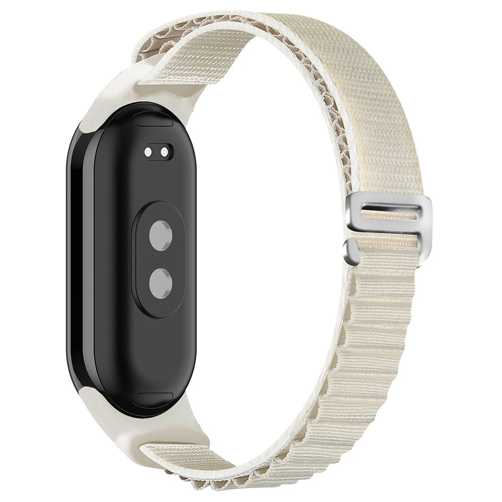 Super Godt Nylon Rem passer til Xiaomi Smart Band 8 - Hvid#serie_6