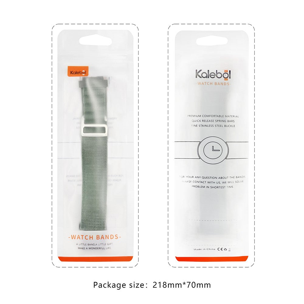 KALEBOL KLB-GSNL-001 Xiaomi Mi Band 7 Pro Nylon Straps Soft Replacement Watch Band - Black#serie_1