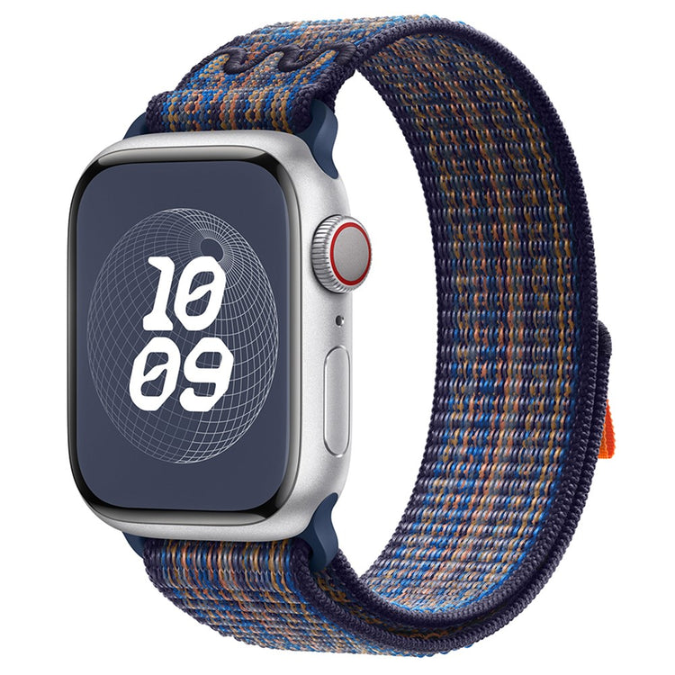 Helt Vildt Fint Nylon Universal Rem passer til Apple Smartwatch - Blå#serie_2