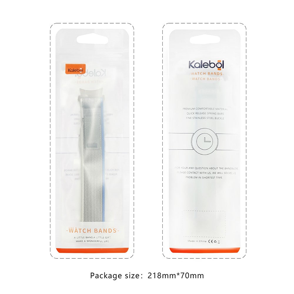 KALEBOL KLB-YJNLHH-001 Xiaomi Smart Band 8 Nylon Band Strap Replacement Wristband - Navy Blue#serie_4