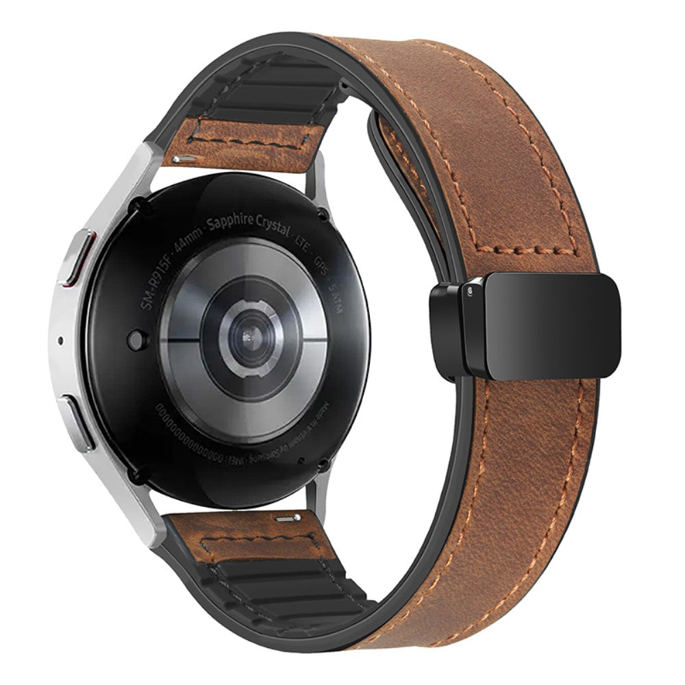 Mega Chill Smartwatch Genuine Leather Universel Strap - Brown#serie_6