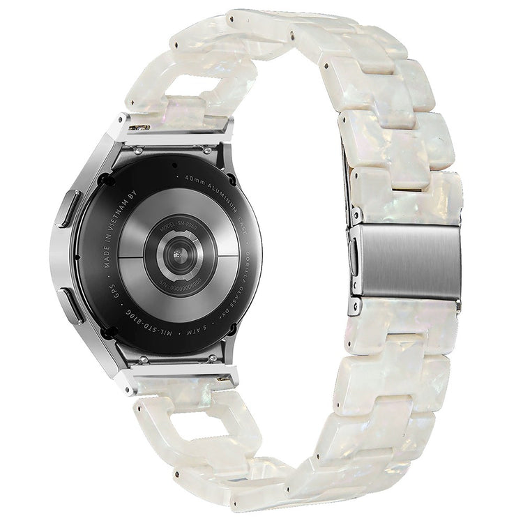 Very Elegant Samsung Smartwatch Plastic Universel Strap - White#serie_12