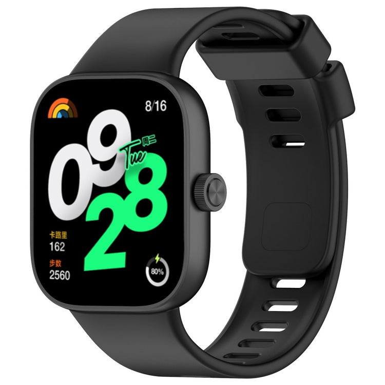 Xiaomi Redmi Watch 4 / Xiaomi Smart Band 8 Pro Silicone Universel Strap - Black#serie_1