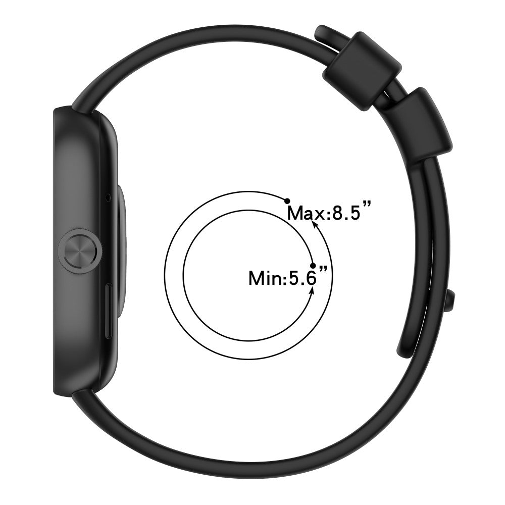 Xiaomi Redmi Watch 4 / Xiaomi Smart Band 8 Pro Silicone Universel Strap - Silver#serie_7