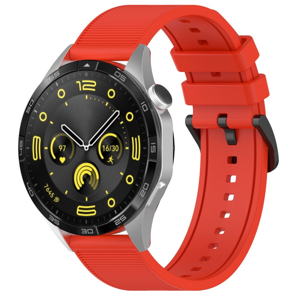 Elegant Smartwatch Silicone Universel Strap - Red#serie_3