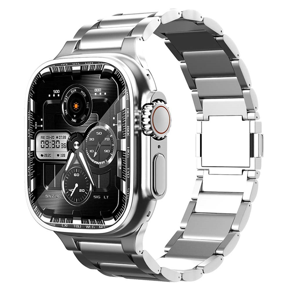 Super Good Apple Smartwatch Metal Universel Strap - Silver#serie_4