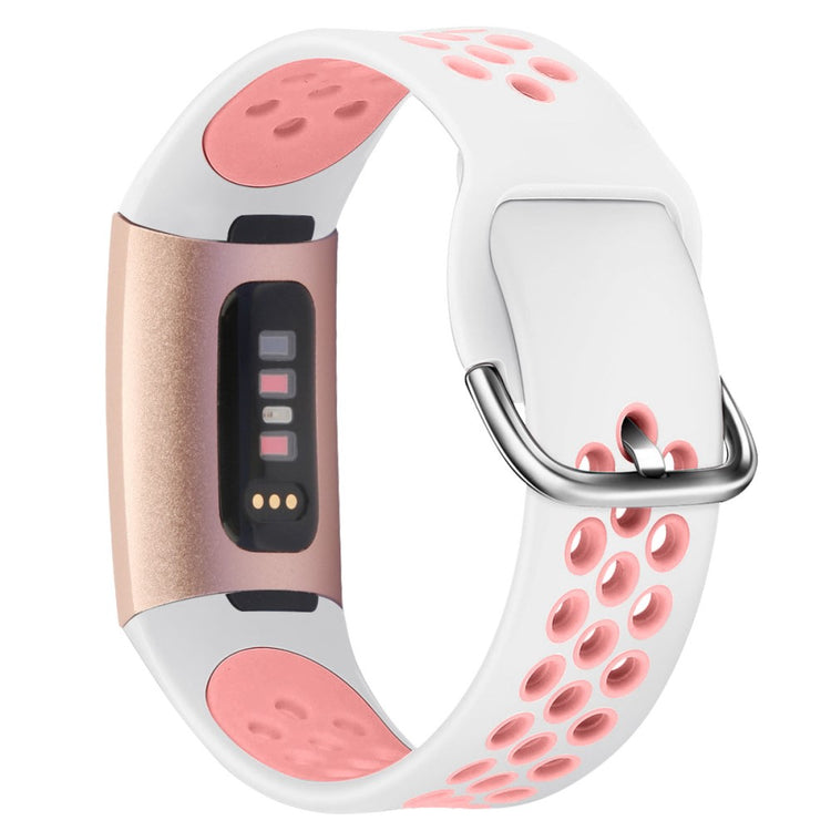 Fitbit Charge 3 / Fitbit Charge 4 Silicone Universel Strap - Pink#serie_2